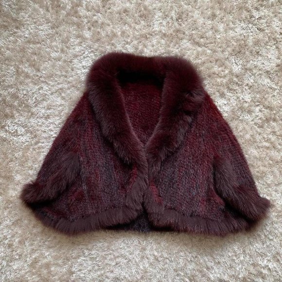 Luxury Fox Weaving Coat